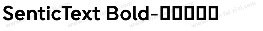 SenticText Bold字体转换